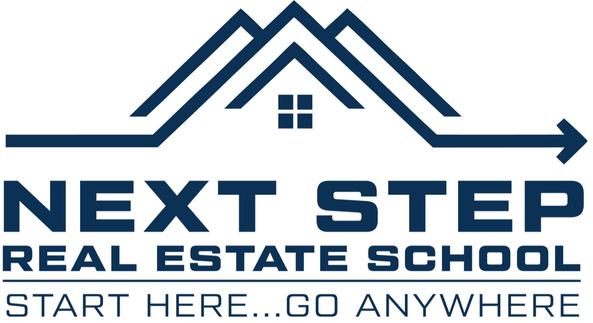 Next Step Real Estate School logo — Start Here... Go Anywhere